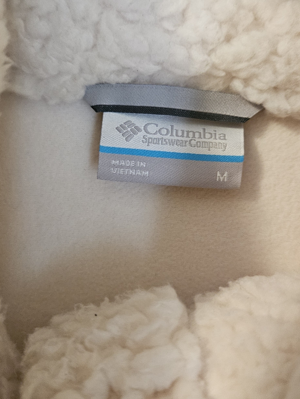 Columbia Cream Sherpa Fleece Coat - Picture 5 of 5